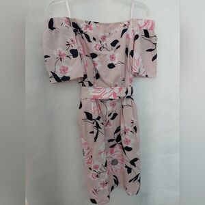 Eliza J Obi Pink Floral Dress Size 8